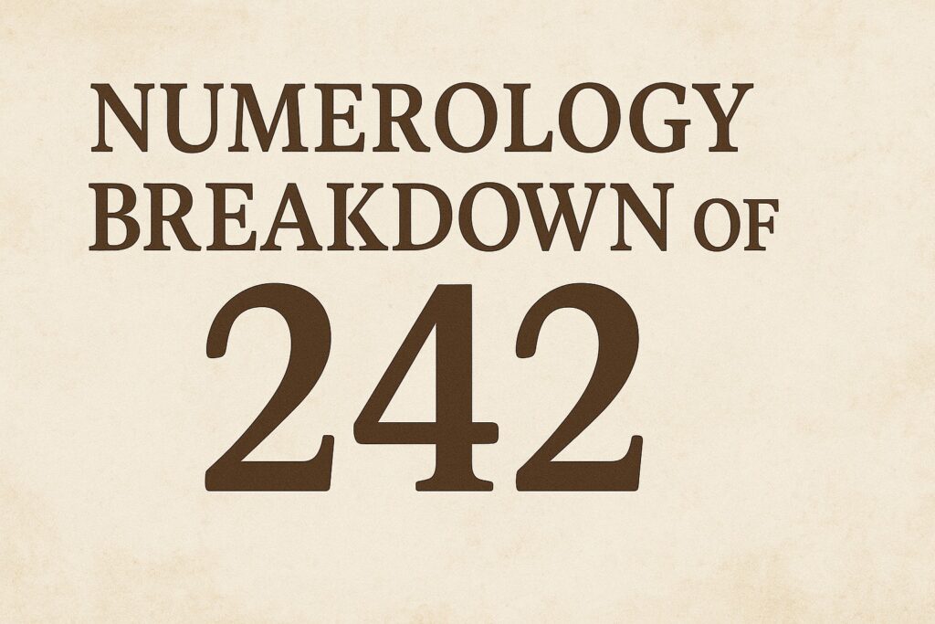 242 numerology