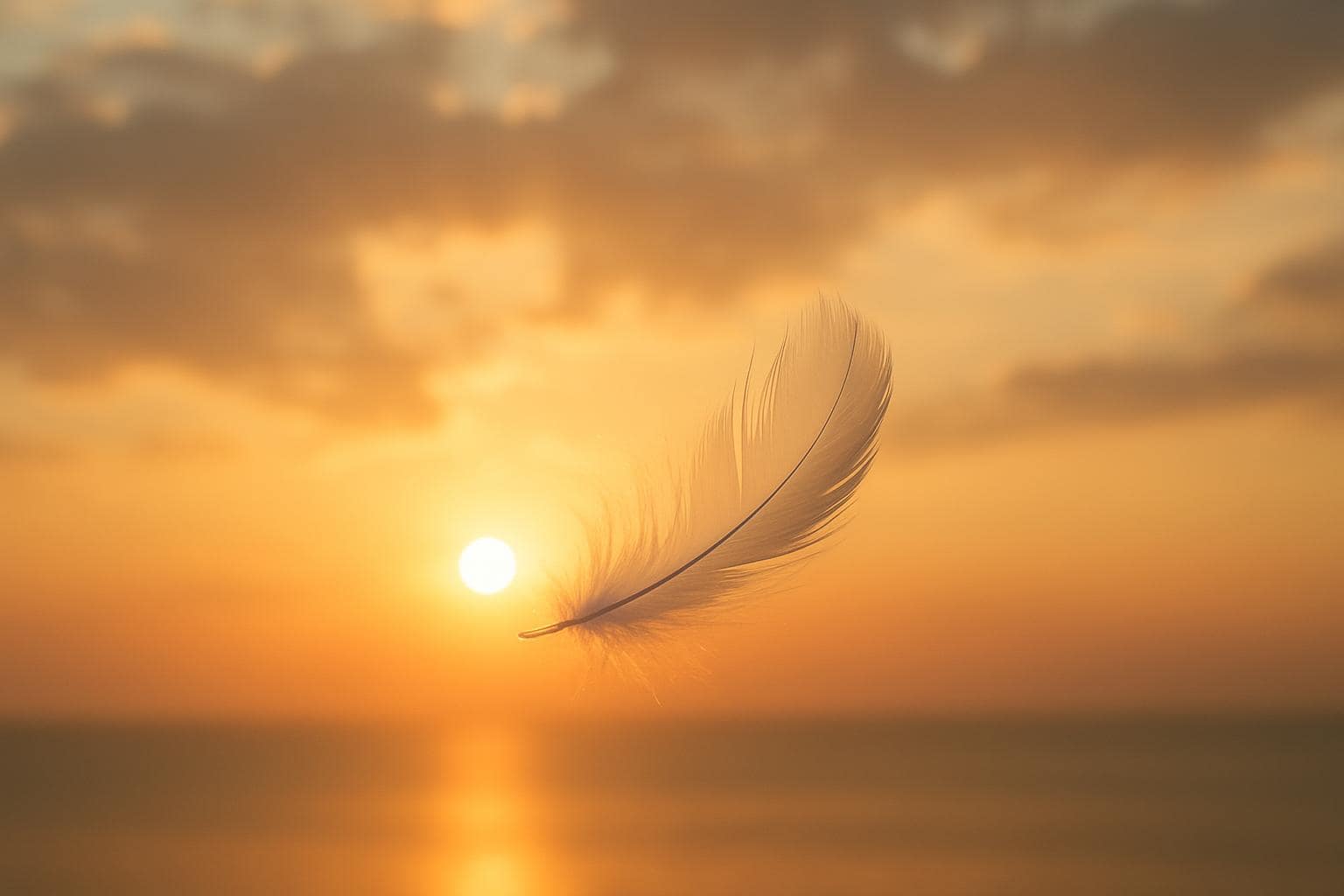 Golden sunrise symbolizing steady spiritual growth and new beginnings