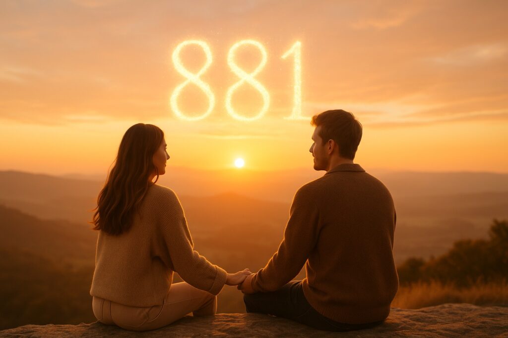 angel-number-881-love-relationships-connection-sunset