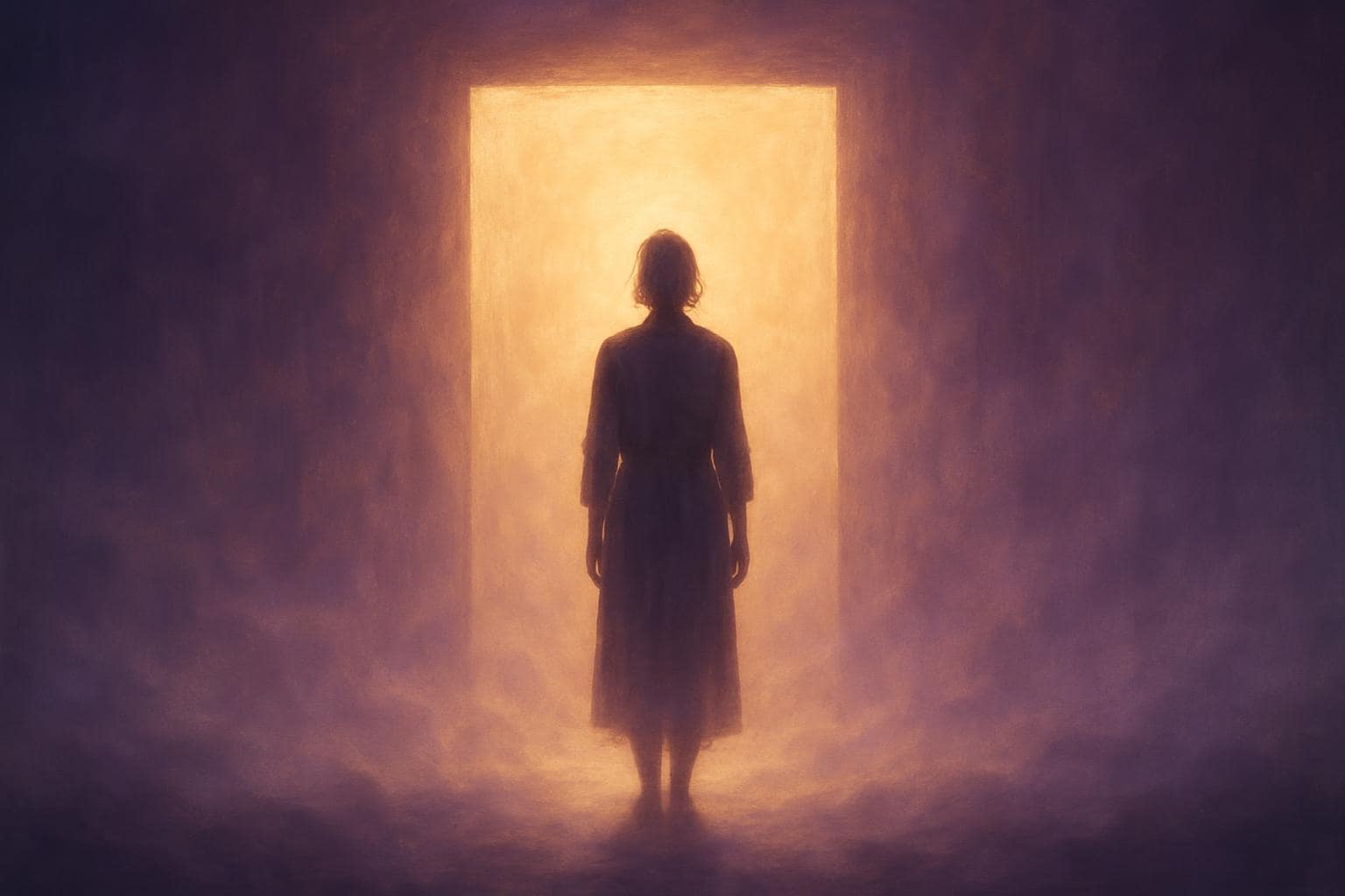A glowing spiritual threshold symbolizing intuitive awakening and master number energy